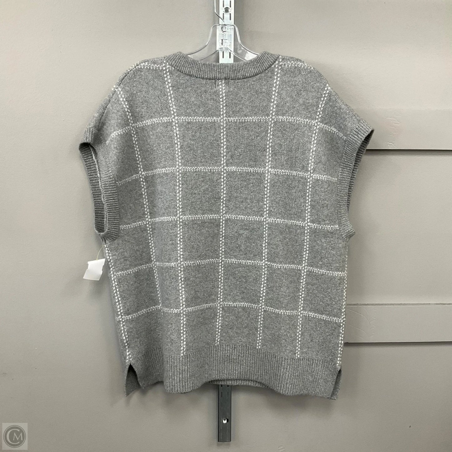 Vest Sweater By A New Day In Grey, Size: Xxl
