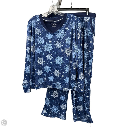 Pajamas 2pc By Nautica In Blue, Size: M