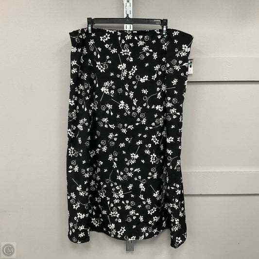 Skirt Midi By Shein In Floral Print, Size: 1x