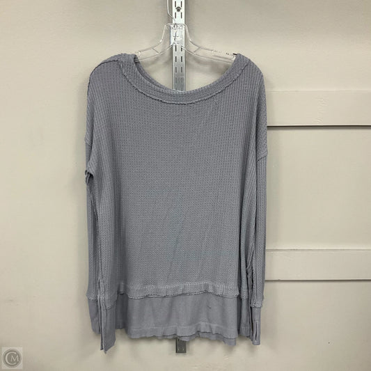 Top Long Sleeve By We The Free In Grey, Size: S