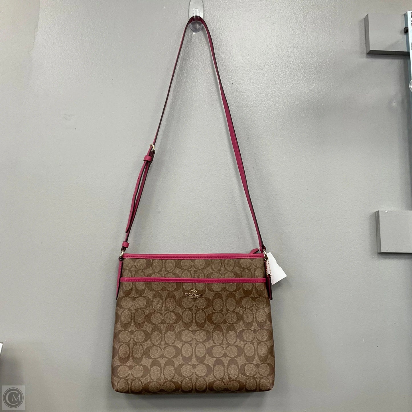 Crossbody Designer By Coach, Size: Medium