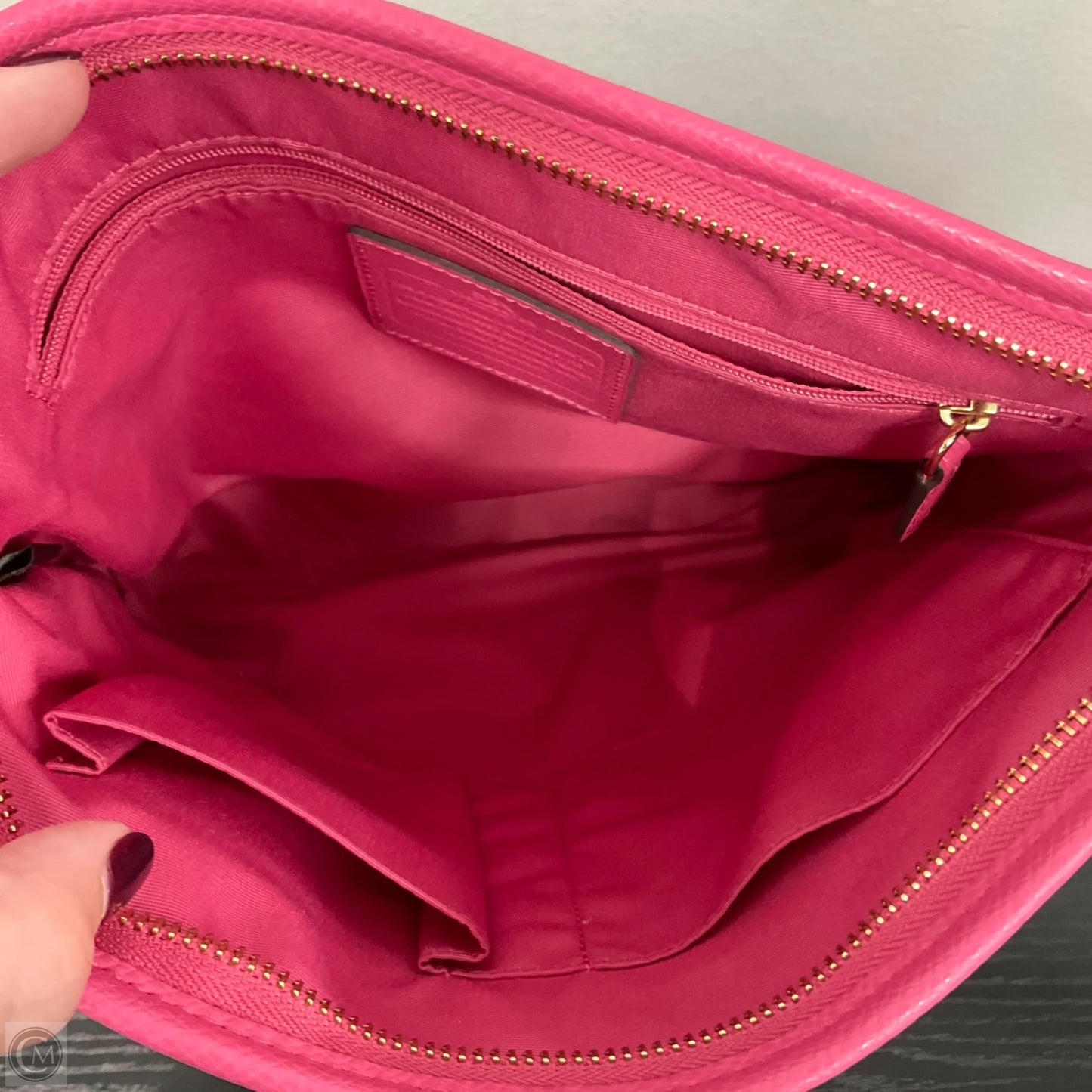 Crossbody Designer By Coach, Size: Medium