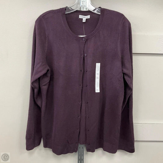 Top Long Sleeve By Croft And Barrow In Purple, Size: Xl