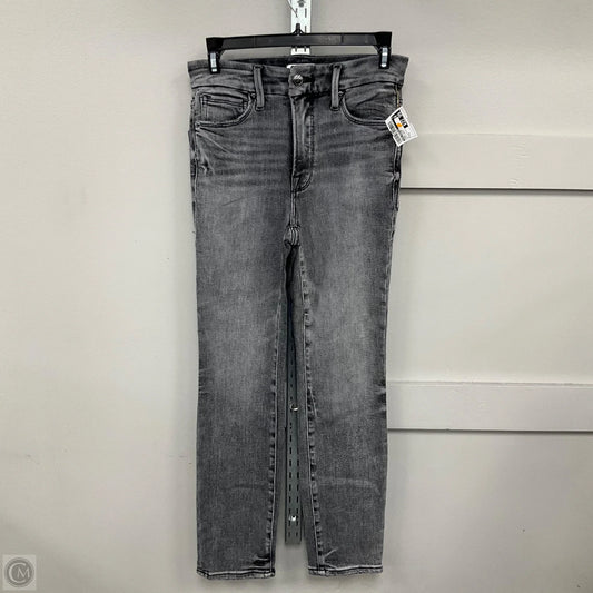 Jeans Skinny By Good American In Black Denim, Size: 4