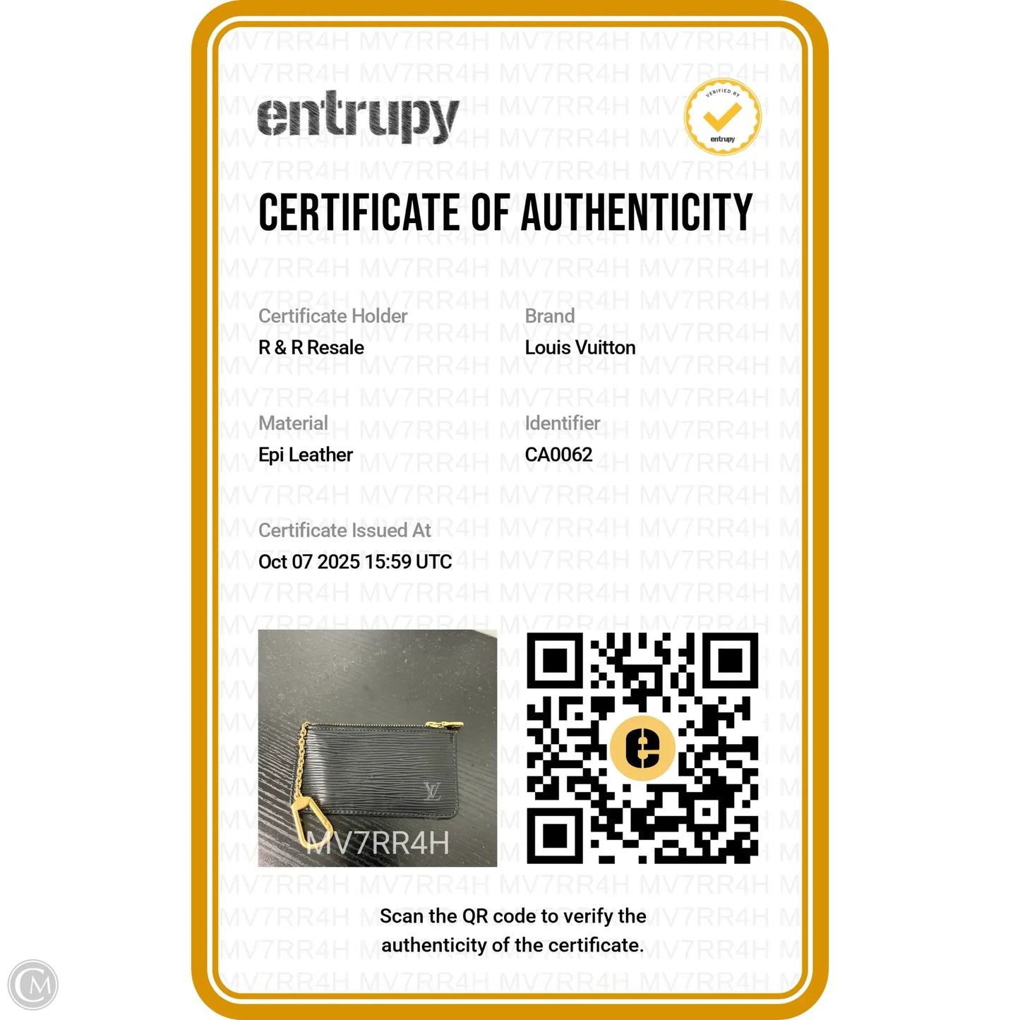 Coin Purse Luxury Designer By Louis Vuitton, Size: Small