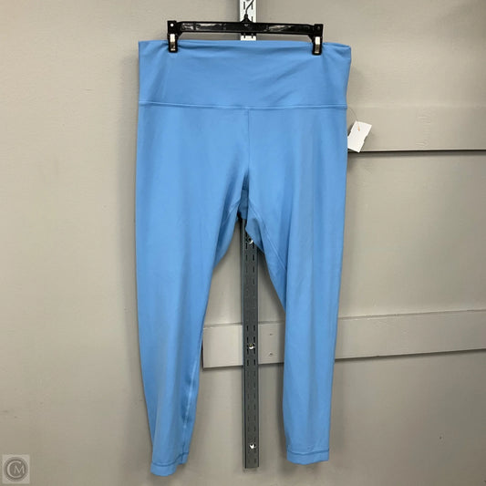 Athletic Leggings By Lululemon In Blue, Size: 14