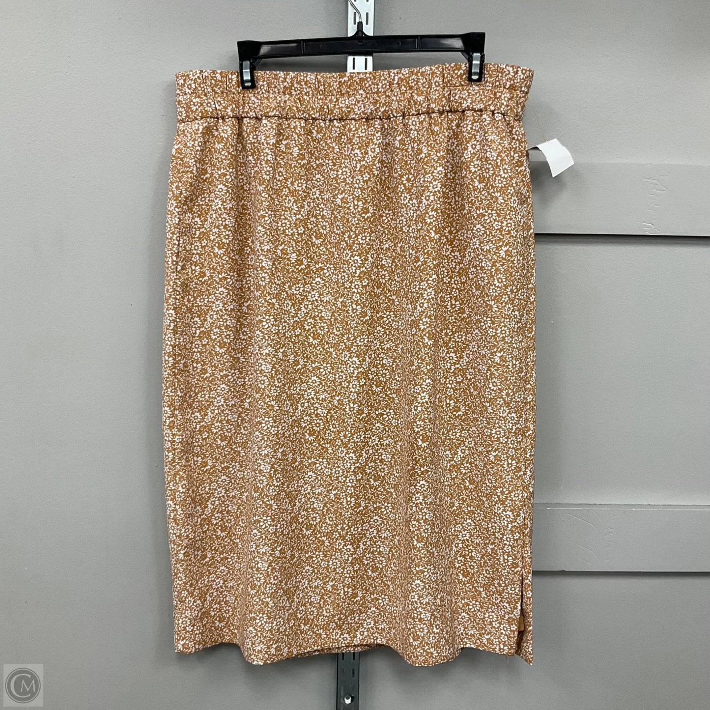 Skirt Midi By J. Crew In Floral Print, Size: L