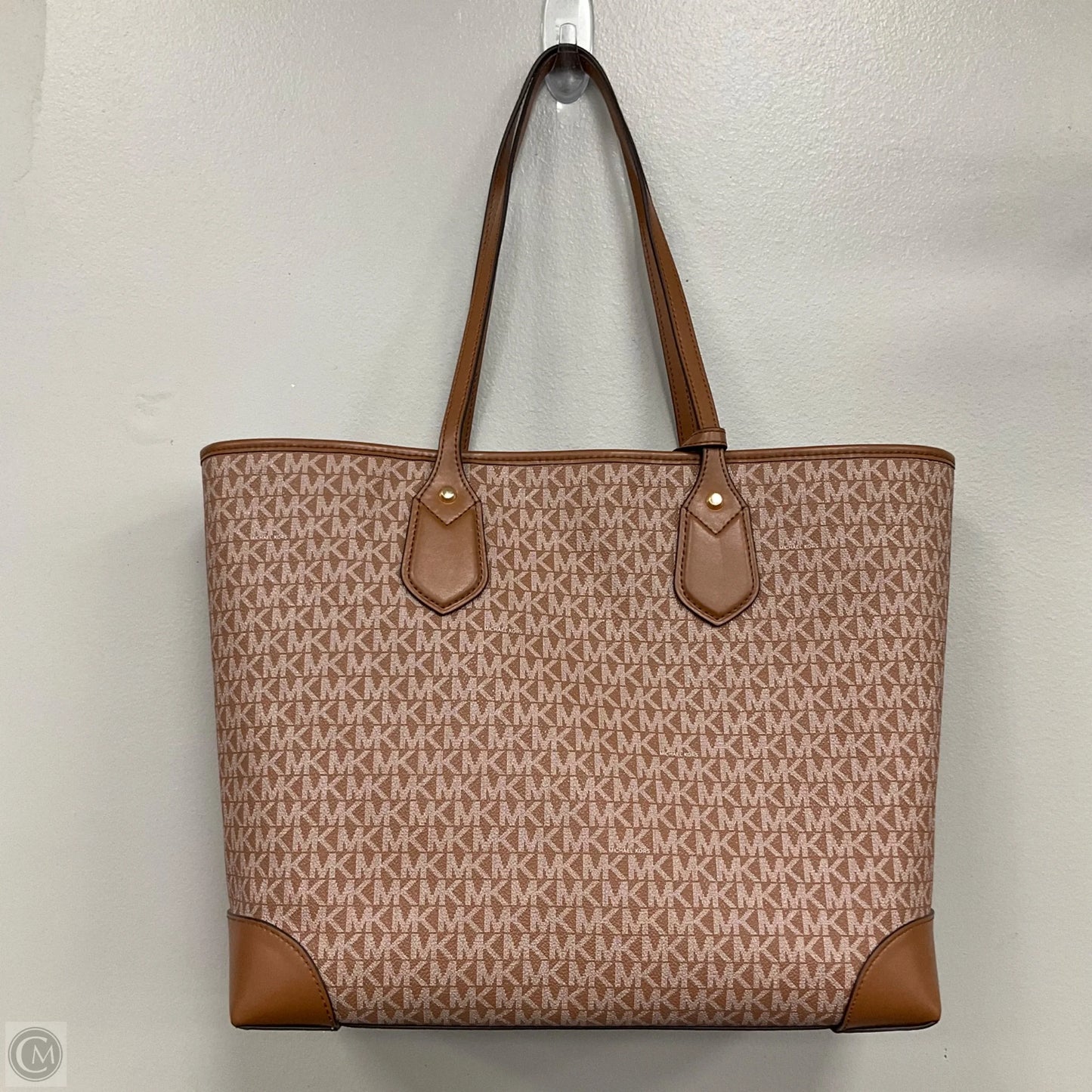 Eva Large Two-Toned Tote Designer By Michael Kors, Size: Large