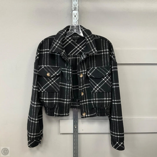 Jacket Other By Timing In Plaid Pattern, Size: M