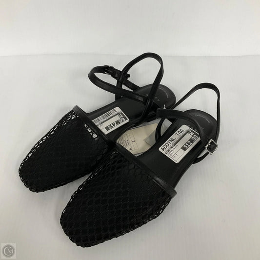 Shoes Flats By A New Day In Black, Size: 7