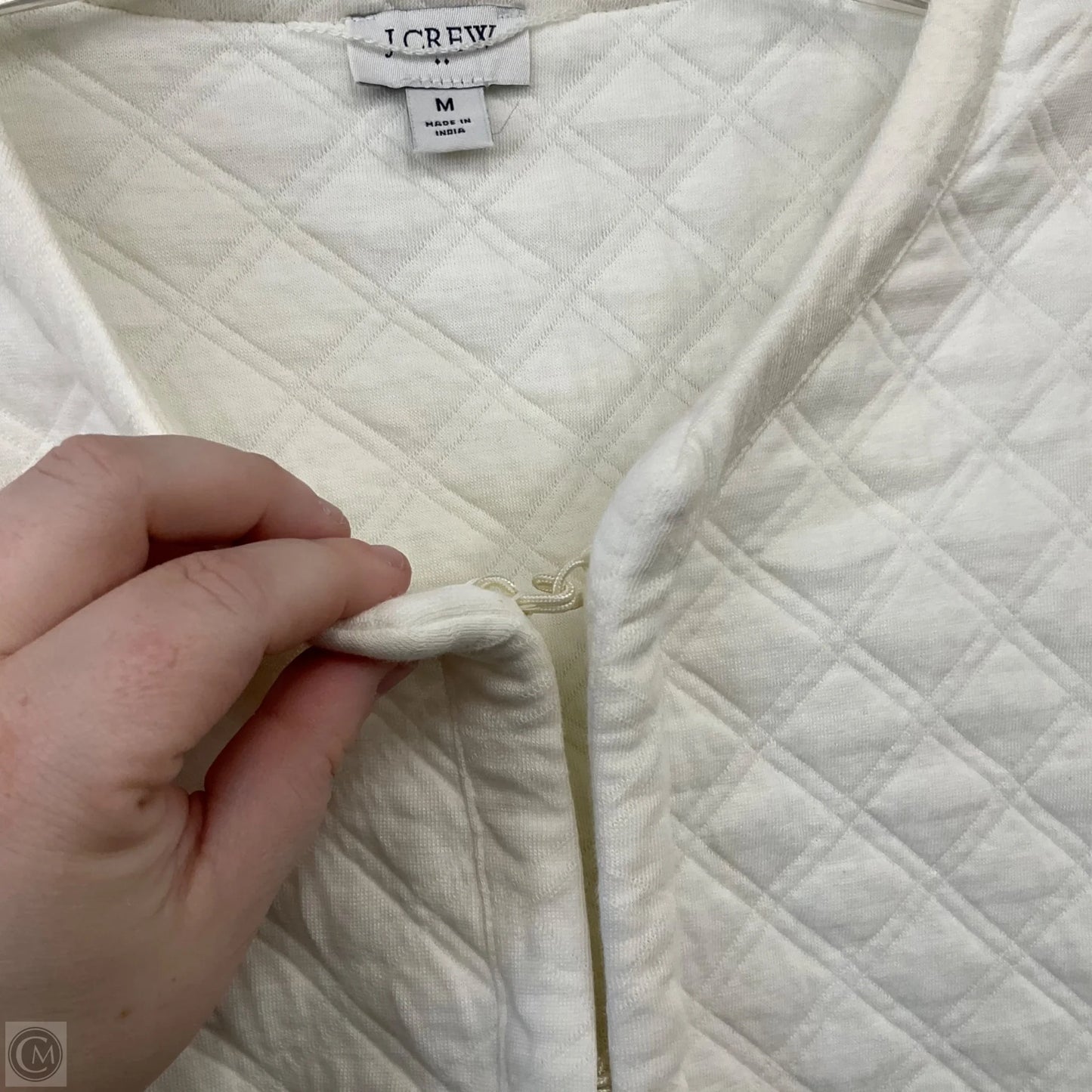 Jacket Puffer & Quilted By J. Crew In Cream, Size: M