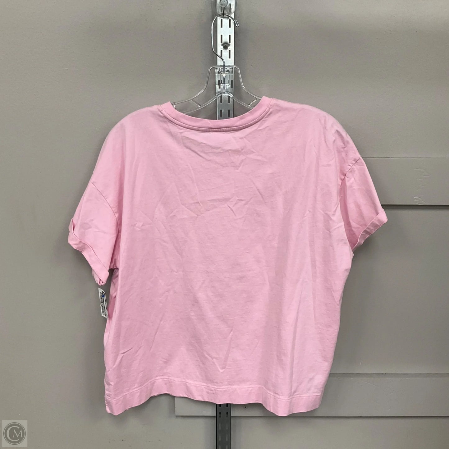 Top Short Sleeve Basic By Old Navy In Pink, Size: L