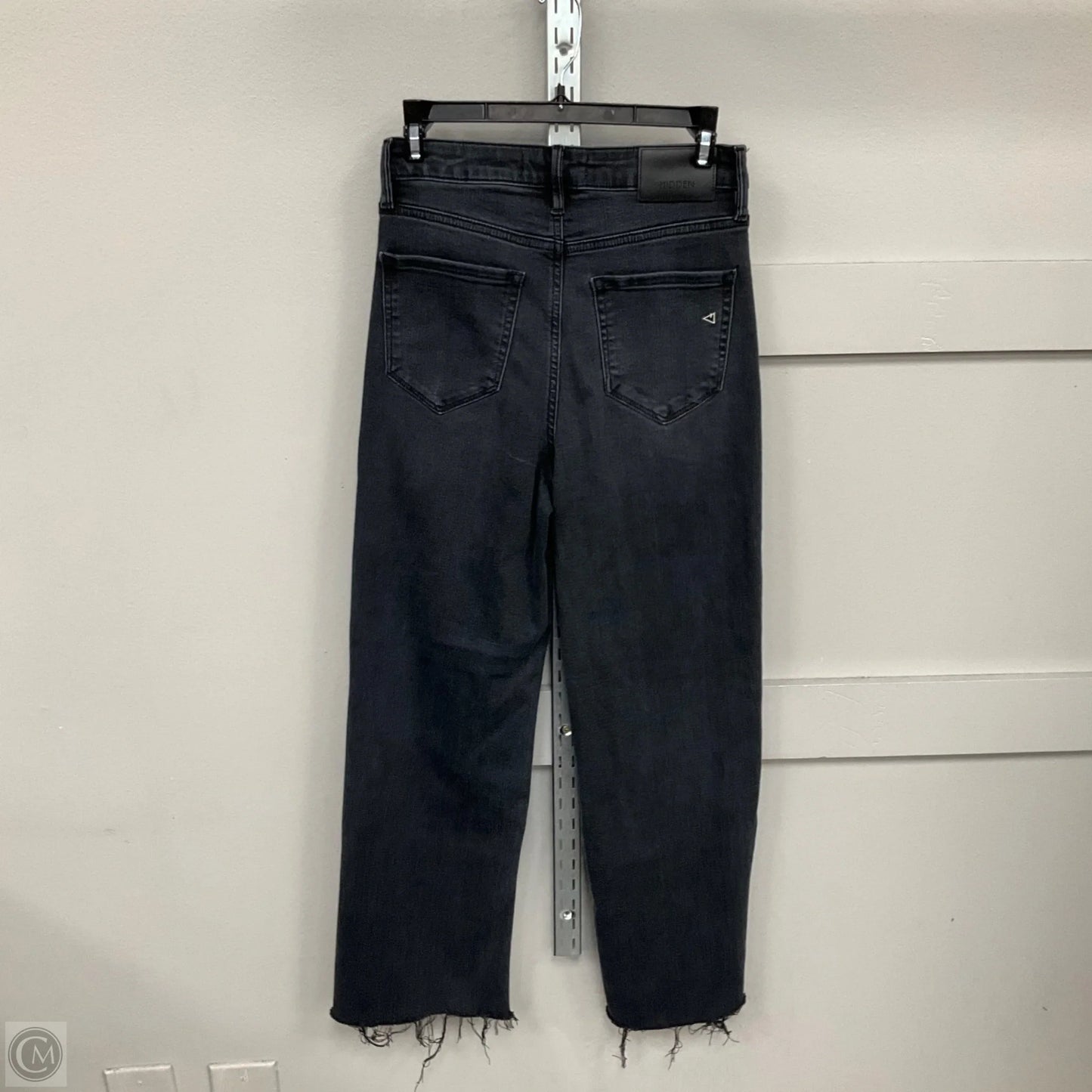 Jeans Wide Leg By Hidden In Black Denim, Size: 4