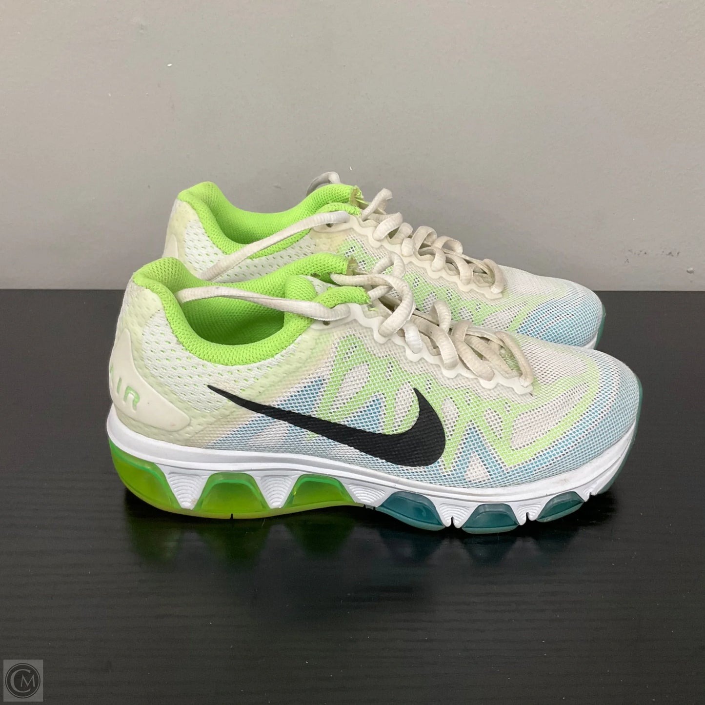 Shoes Athletic By Nike In Blue & Green, Size: 5