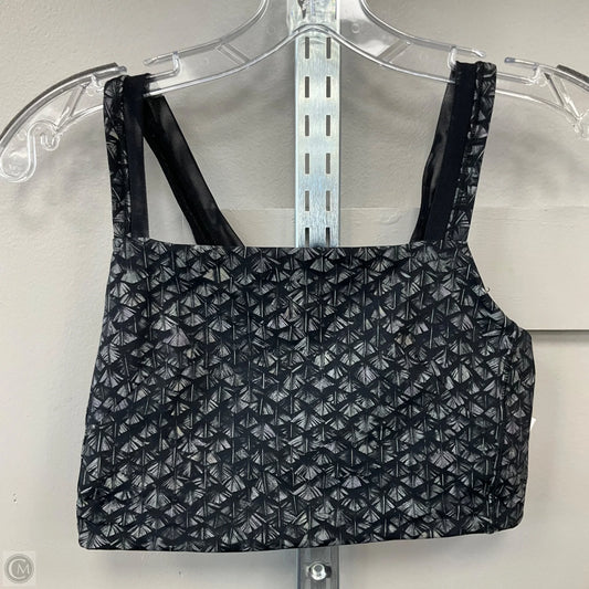 Athletic Bra By Lululemon In Black & Grey, Size: 6