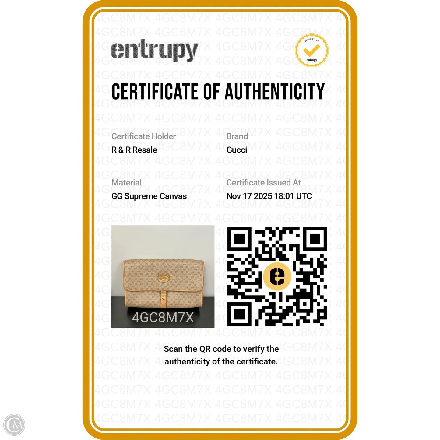 Crossbody Luxury Designer By Gucci, Size: Small