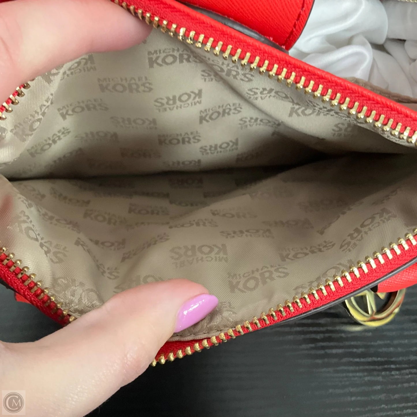 Crossbody Designer By Michael Kors, Size: Small