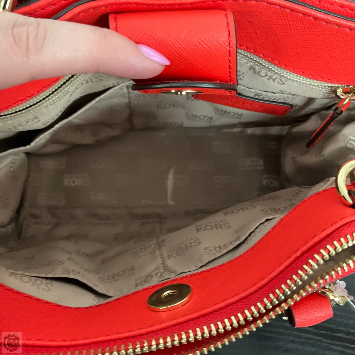 Crossbody Designer By Michael Kors, Size: Small