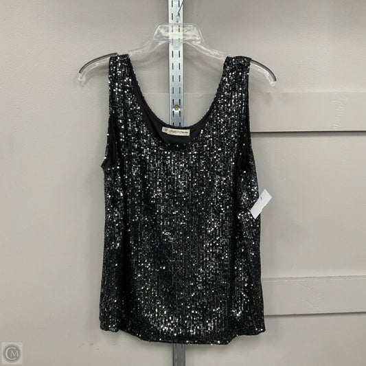 Top Sleeveless By Clothes Mentor In Black, Size: L