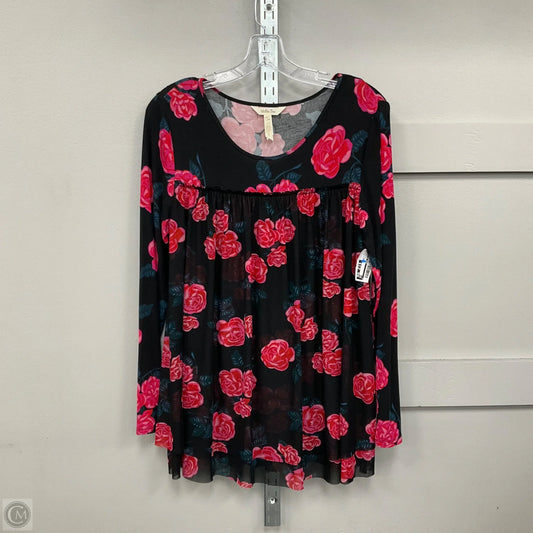Top Long Sleeve By Matilda Jane In Floral Print, Size: S