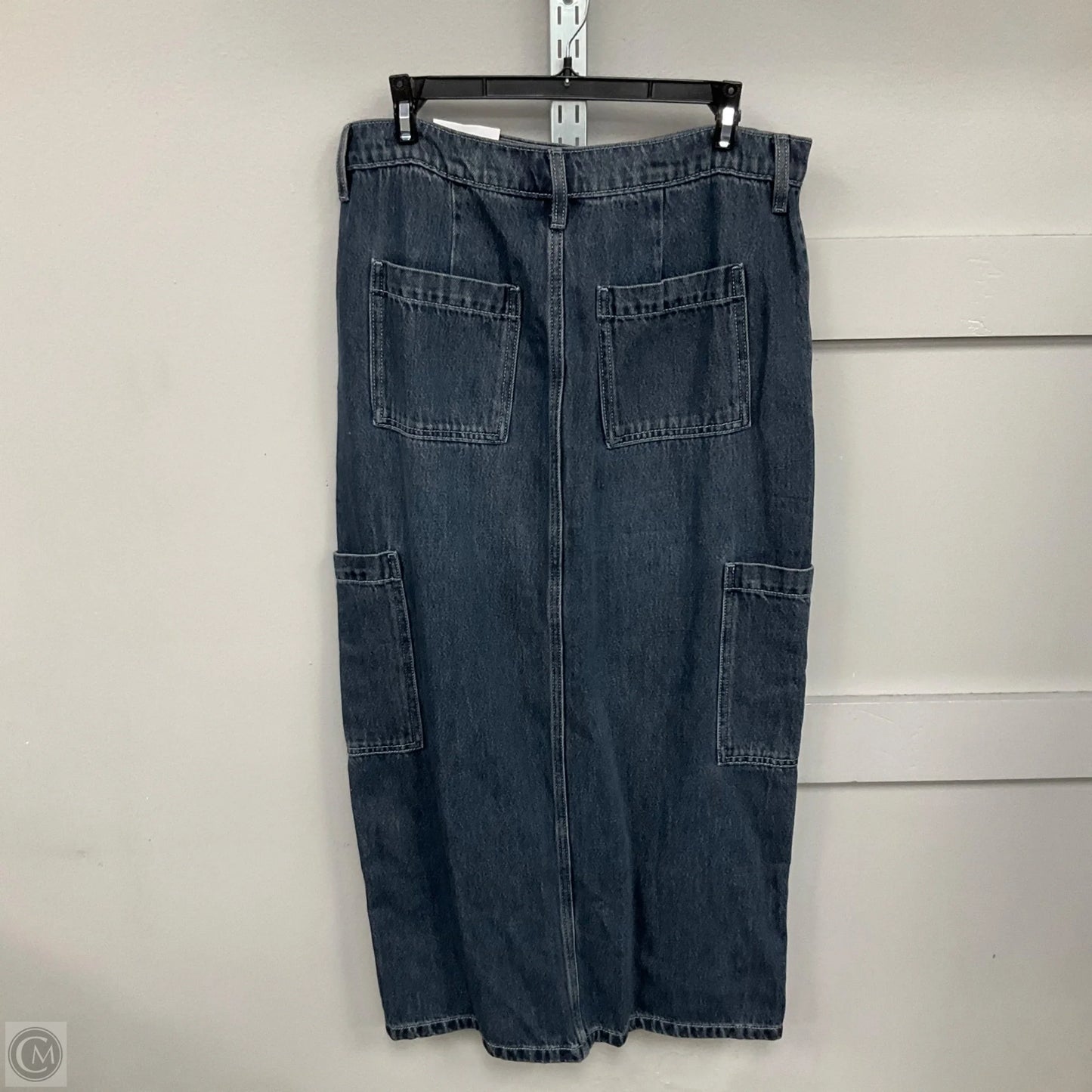 Skirt Midi By Old Navy In Blue Denim, Size: 6