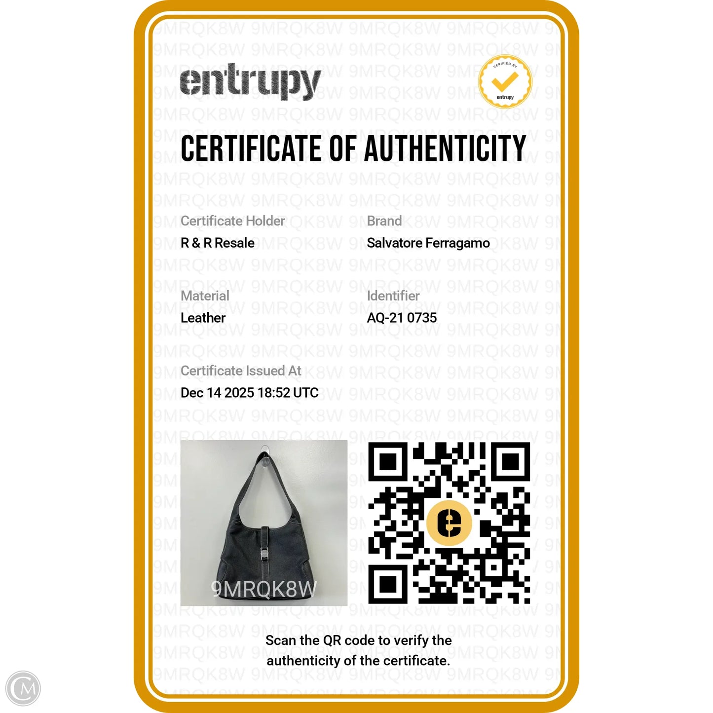 Handbag Luxury Designer By Ferragamo, Size: Small