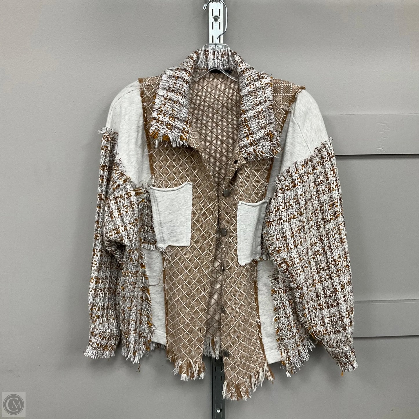 Jacket Other By Miss Me In Tan, Size: S