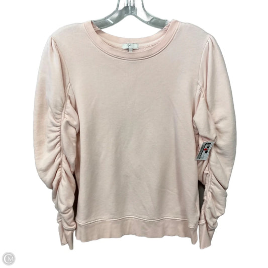 Top Long Sleeve By Joie In Pink, Size: M