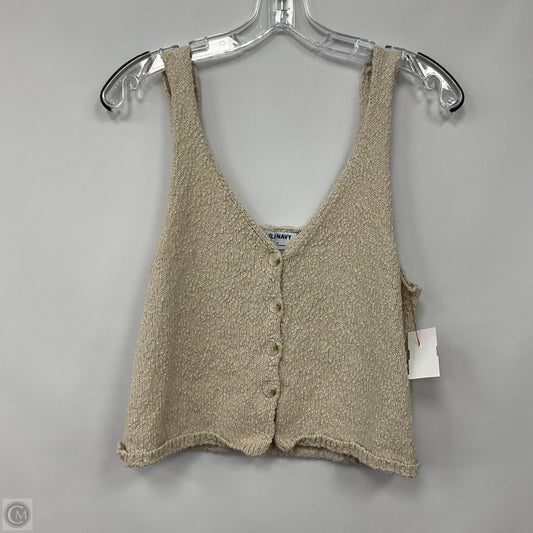 Top Sleeveless By Old Navy In Cream, Size: M