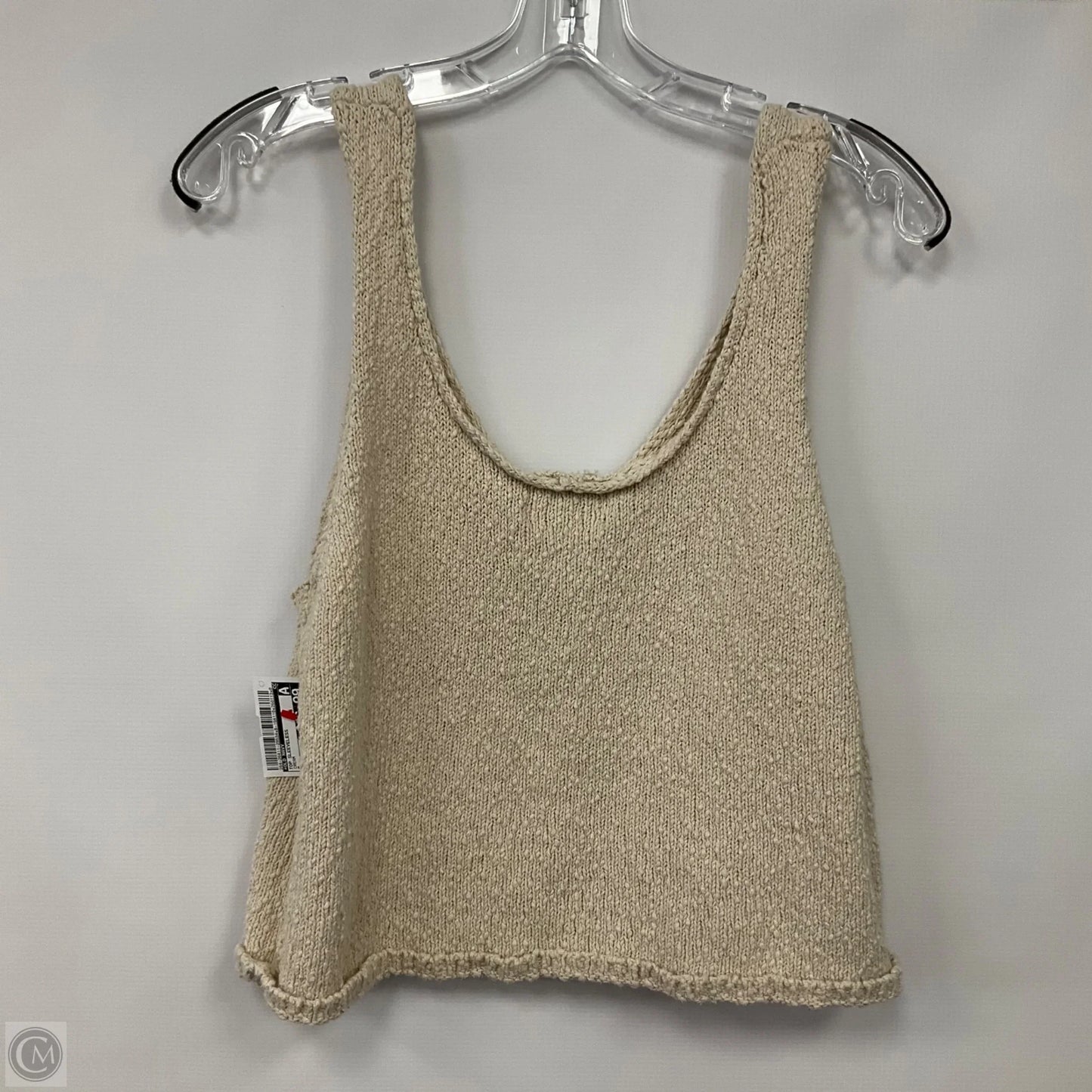 Top Sleeveless By Old Navy In Cream, Size: M