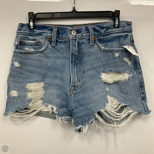 Shorts By Abercrombie And Fitch In Blue Denim, Size: 4