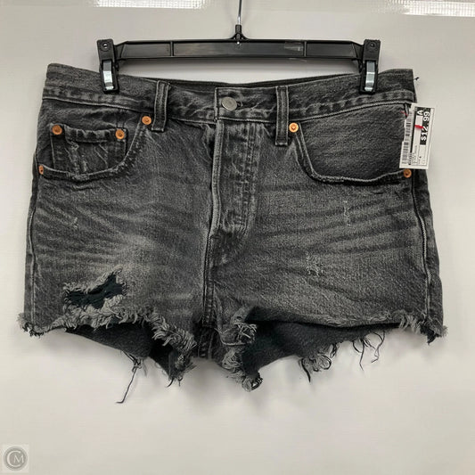 Shorts By Levis In Black Denim, Size: 4