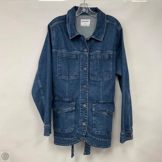 Jacket Denim By Old Navy In Blue Denim, Size: Xl