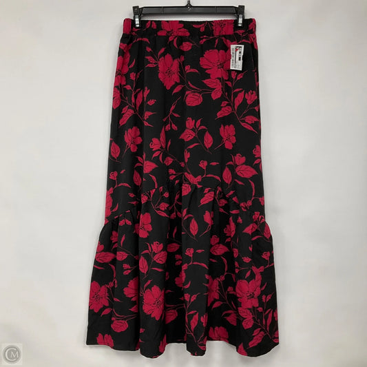 Skirt Maxi By Shein In Floral Print, Size: M