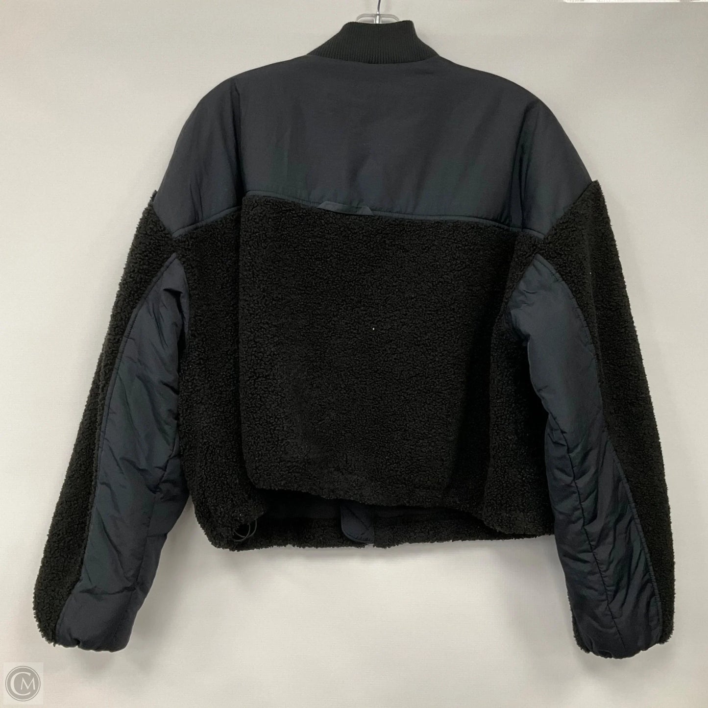 Jacket Faux Fur & Sherpa By All In Motion In Black, Size: L