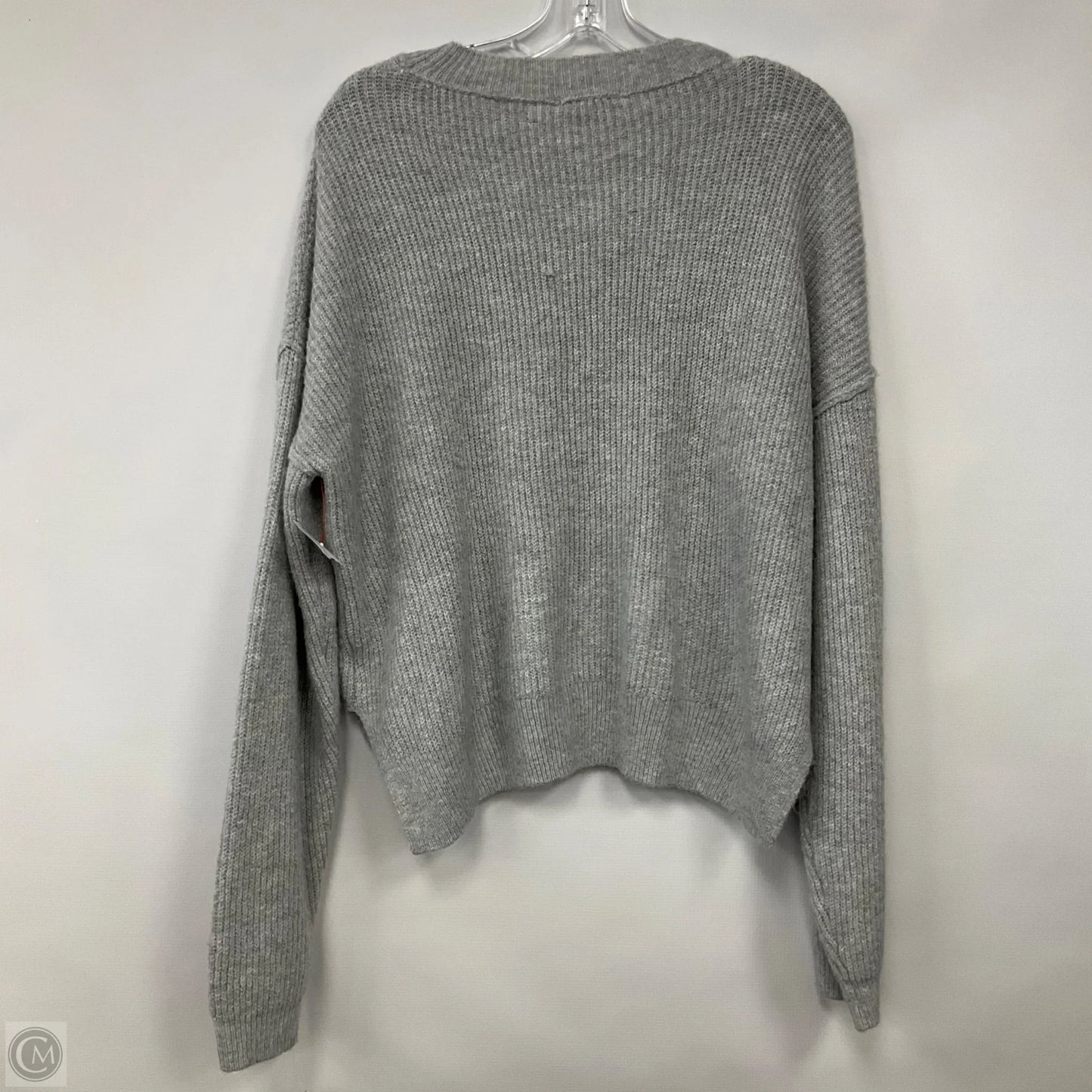Sweater By Pink Rose In Grey, Size: L