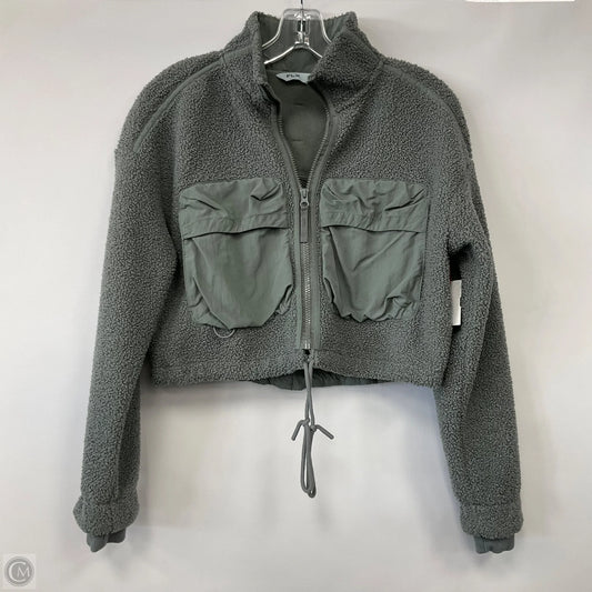Jacket Faux Fur & Sherpa By Flx In Green, Size: Xs