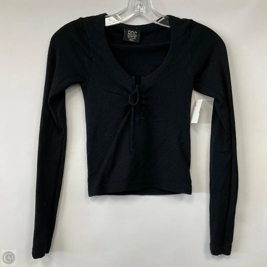 Top Long Sleeve Basic By Bdg In Black, Size: Xs