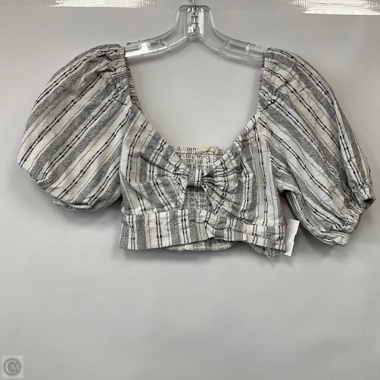 Top Short Sleeve By Altard State In Black & White, Size: M