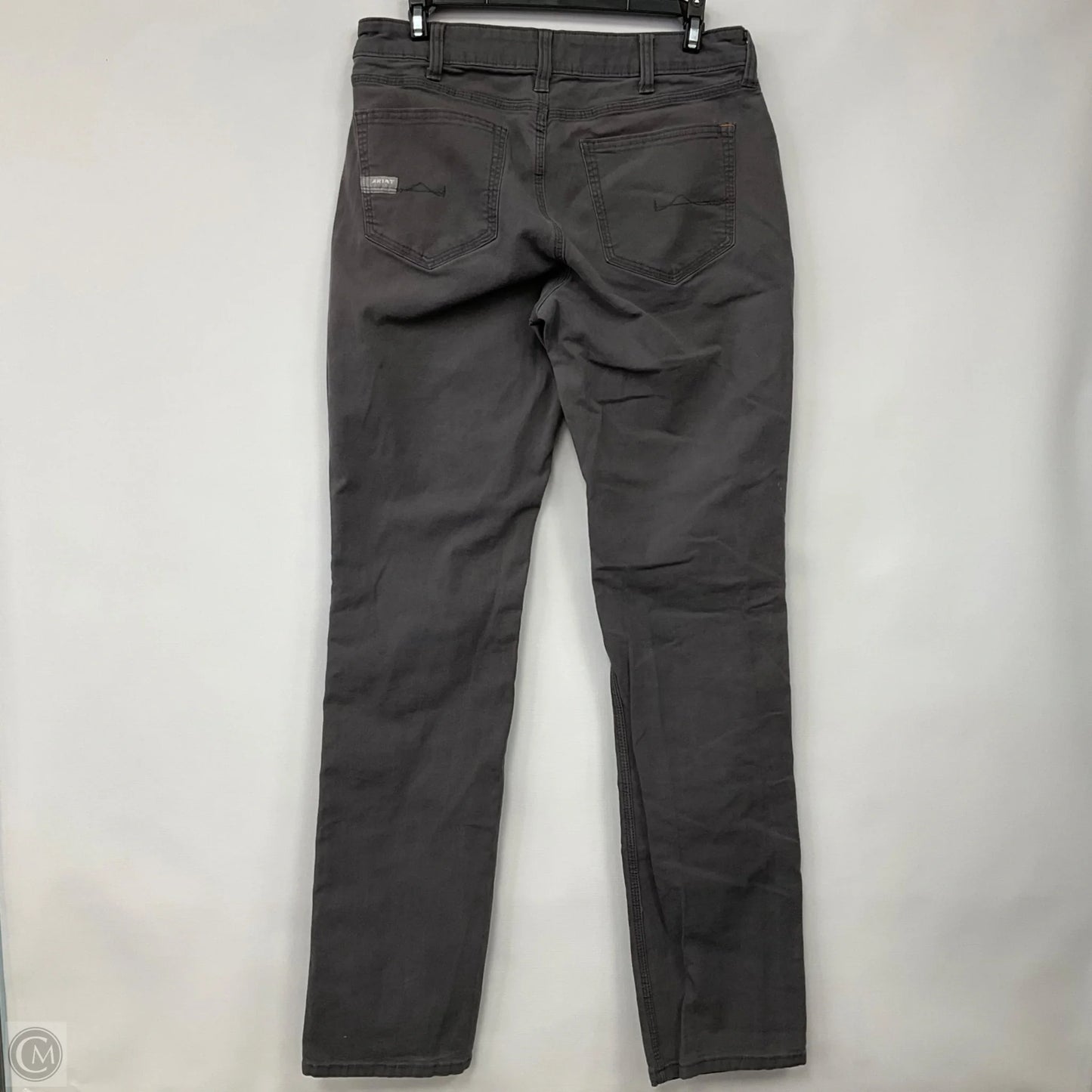 Jeans Straight By Ariat In Grey Denim, Size: 6l