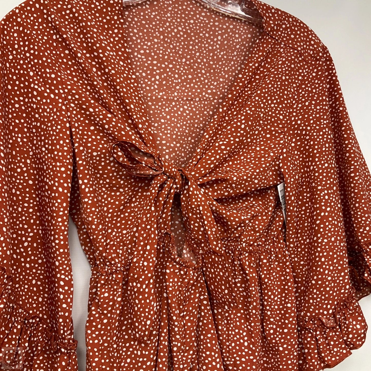 Romper By Shein In Polkadot Pattern, Size: M