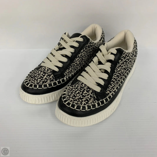 Shoes Sneakers By Project Cloud In Black & Cream, Size: 7.5