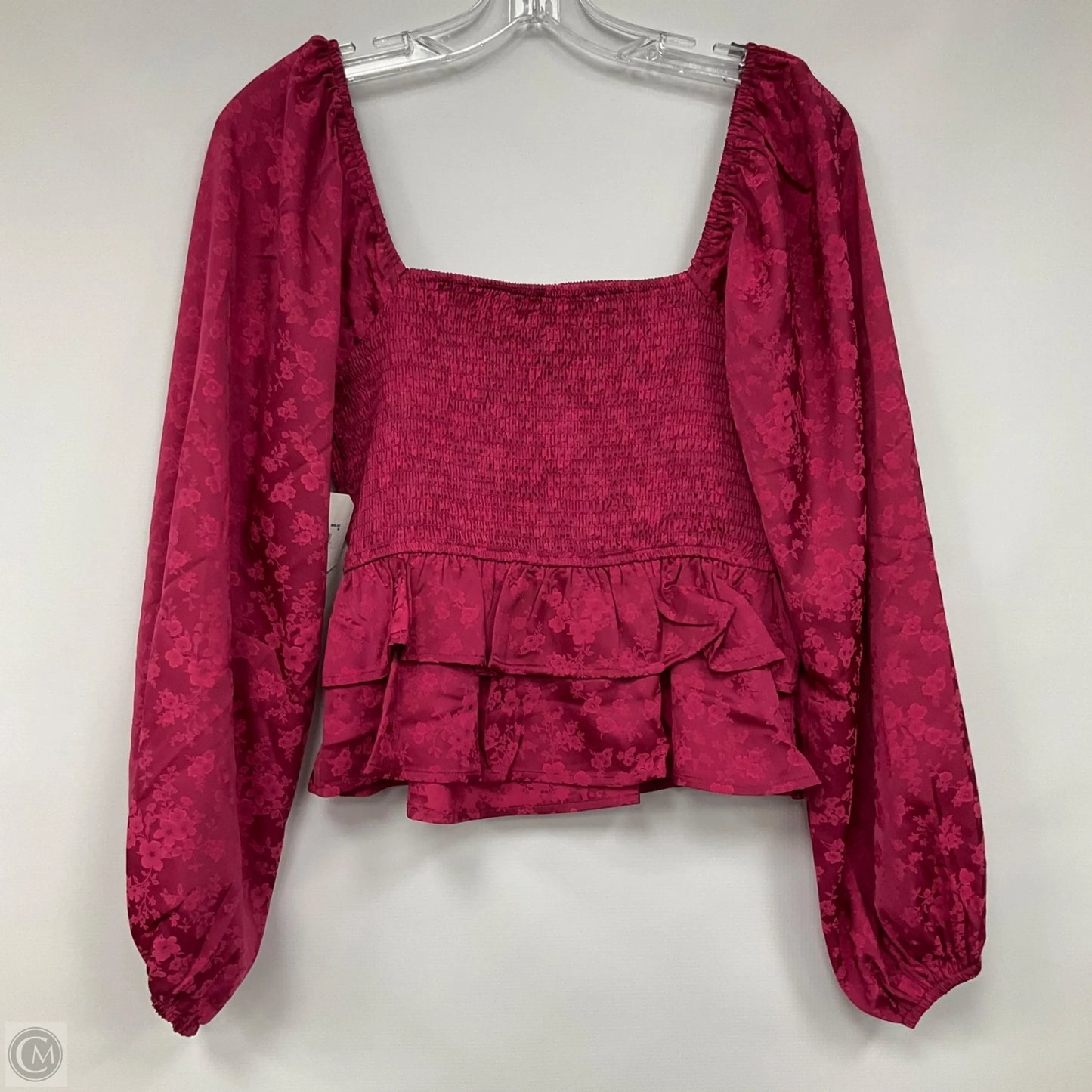 Top Long Sleeve By Altard State In Pink, Size: S