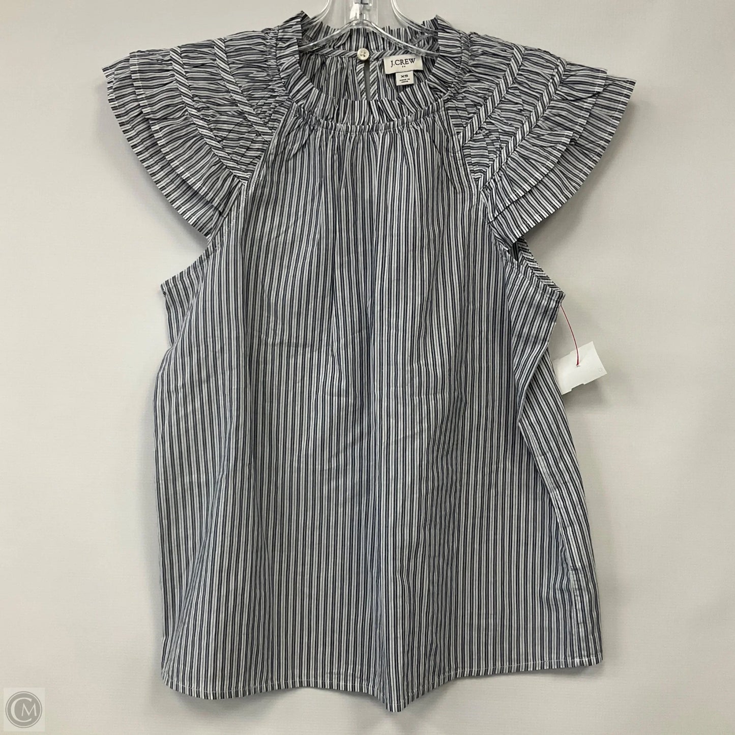 Top Short Sleeve By J. Crew In Striped Pattern, Size: Xs