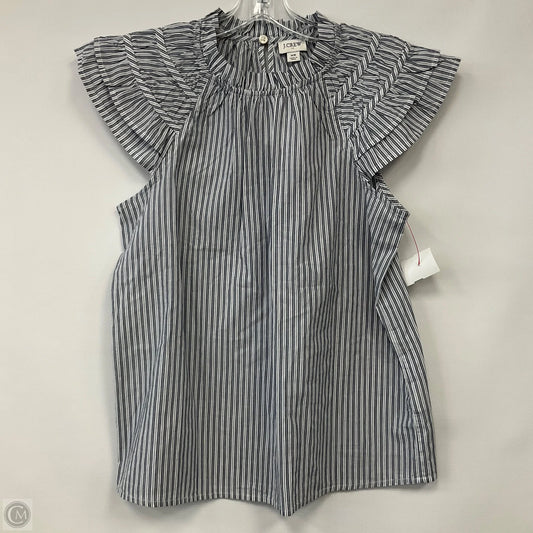 Top Short Sleeve By J. Crew In Striped Pattern, Size: Xs