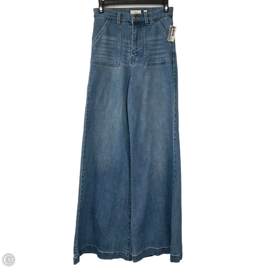 Jeans Flared By A Loves A In Blue Denim, Size: 0
