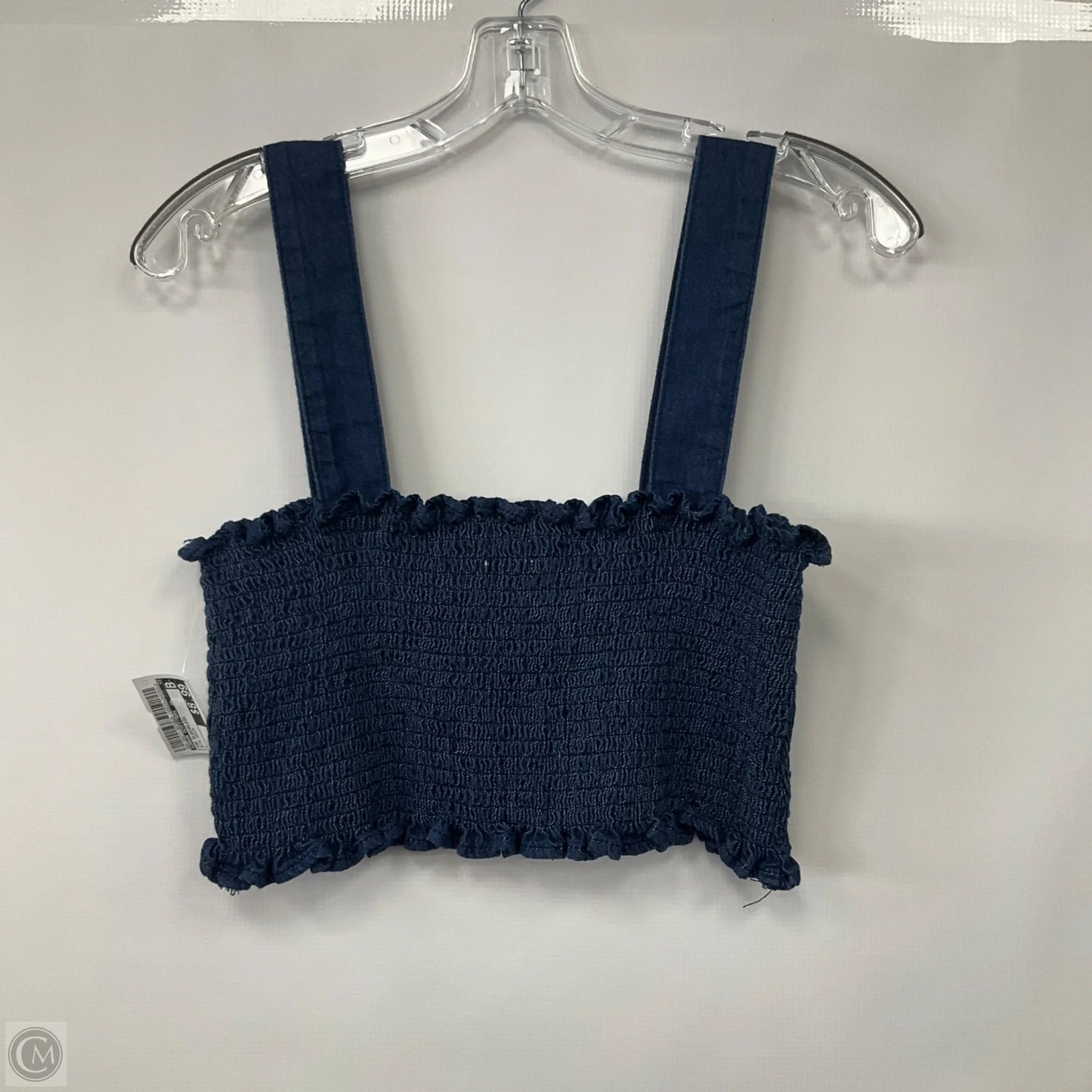 Top Sleeveless By Urban Outfitters In Blue Denim, Size: L