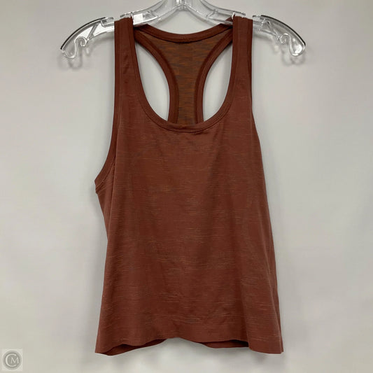 Athletic Tank Top By Lululemon In Brown, Size: 12