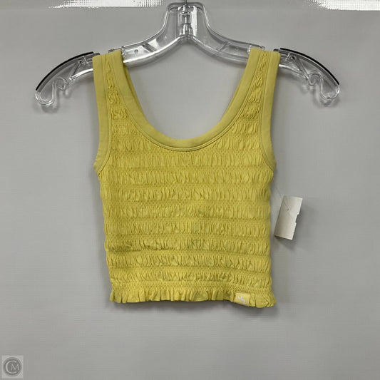 Tank Top By Joy Lab In Yellow, Size: Xs