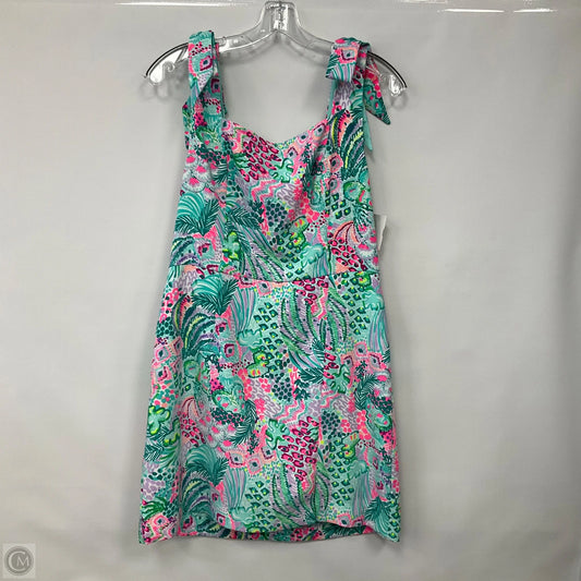 Dress Designer By Lilly Pulitzer In Aqua, Size: 8